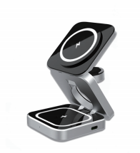 JEDI Factory Wholesale Phone Charge Portable 3 In 1 Magnetic Foldable Wireless Charger For iPhone 15 14